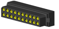 Nicomatic 202S14板對(duì)線(xiàn)連接器